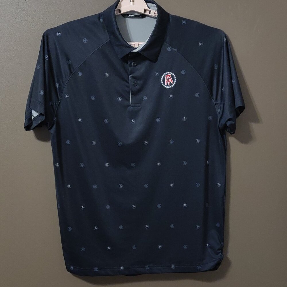 UNRL Barstool Sports Black Golf Polo LARGE